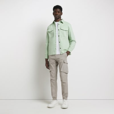 regular fit shacket
