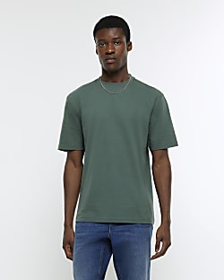 Green regular fit t-shirt