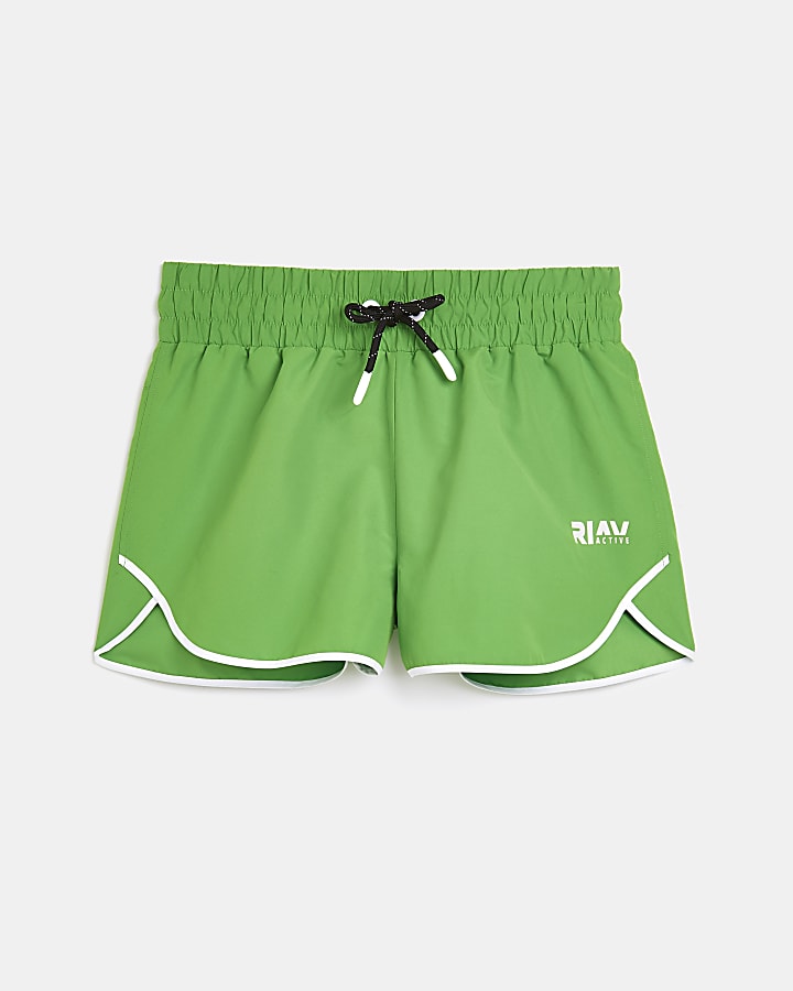 Green RI Active runner shorts