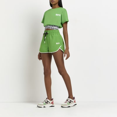 Green RI Active runner shorts