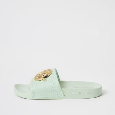 river island green shoes