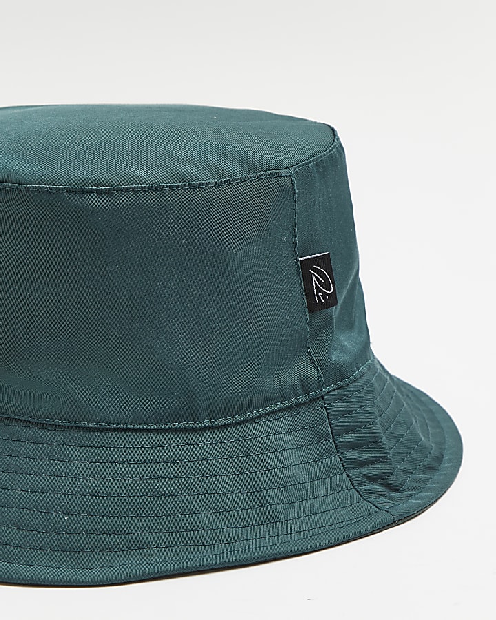 Green RI nylon bucket hat