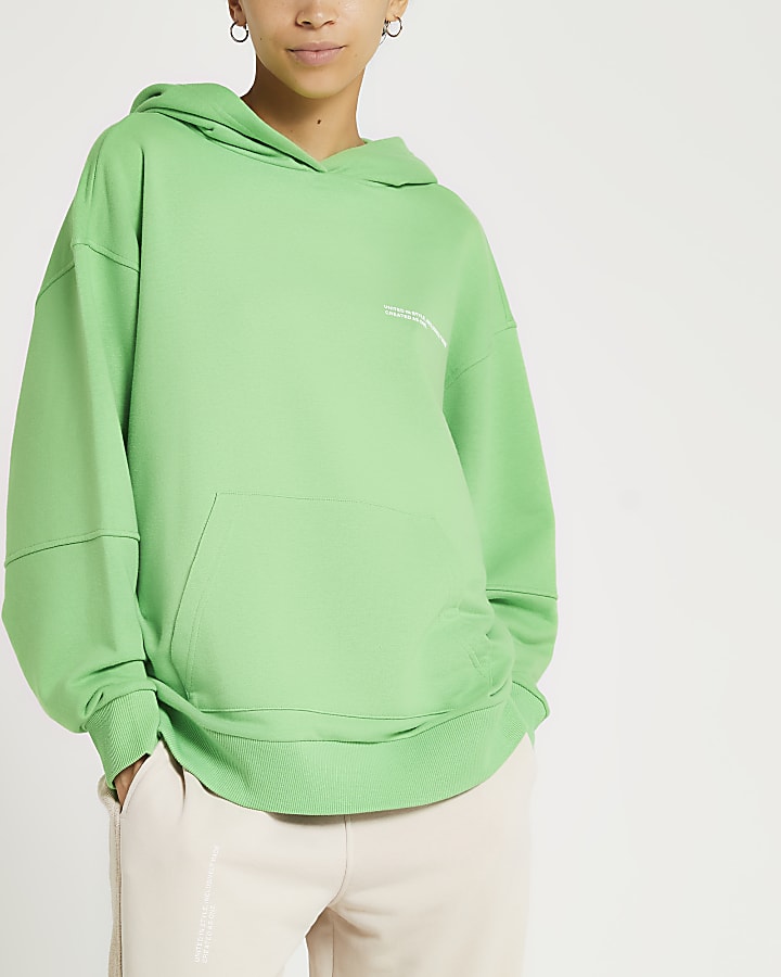 Green RI One hoodie