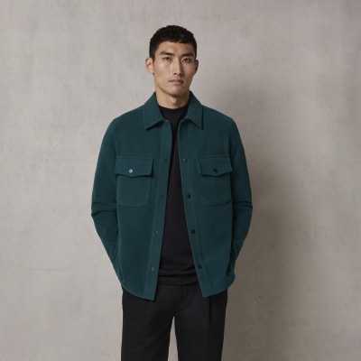 regular fit shacket