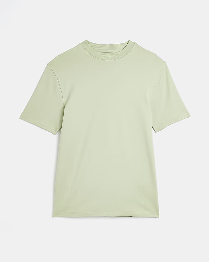 Green RI Studio Slim fit High Neck T-shirt