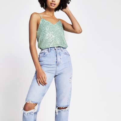 sequin tops river island