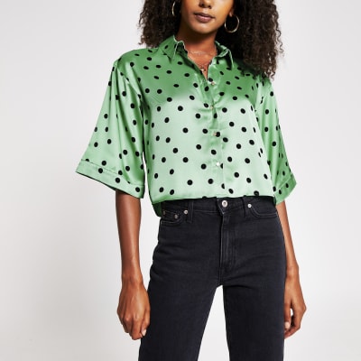 mint green top river island