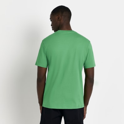 Green slim fit tshirt River Island