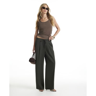 Smart Wide Leg Joggers