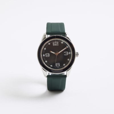 Green Strap Watch