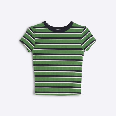 ★★Adairs★★ lip stripe tee green JC6166 River Otters Adult Olive Green T-shirt – Liberty Graphics