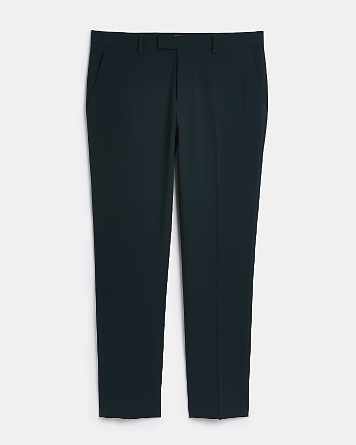 Green Super Skinny fit suit trousers