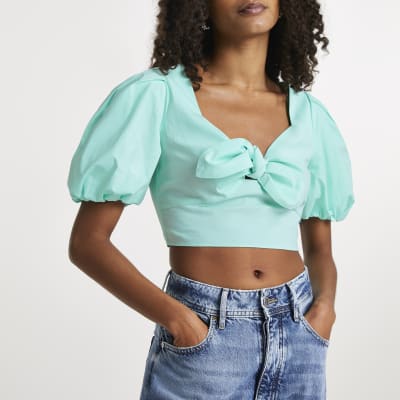 mint green top river island