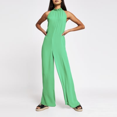 green jumpsuit river island