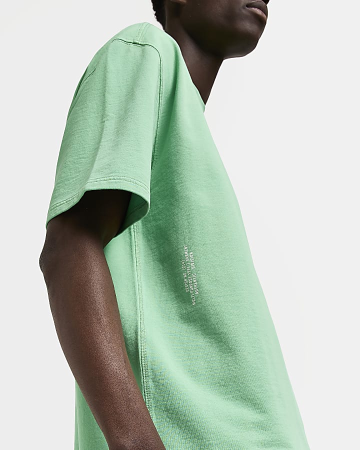 Green Washed  Regular fit t-shirt