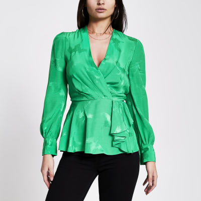 green peplum