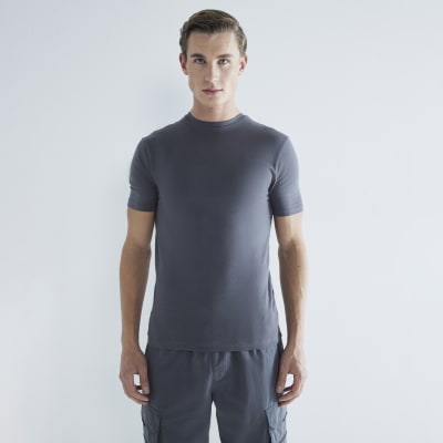 Grey 3 pack Muscle Fit T-Shirt