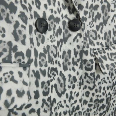 River island best sale leopard print coat