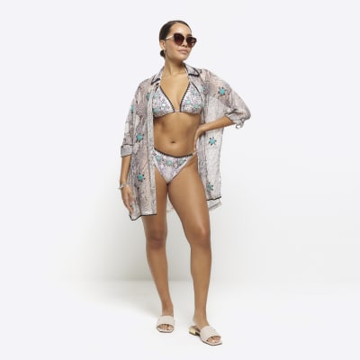 River island snake print bikini online