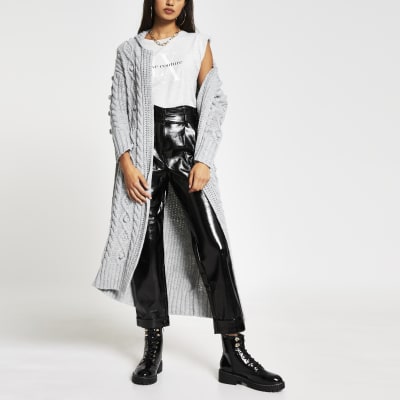 river island chunky knit cardigan