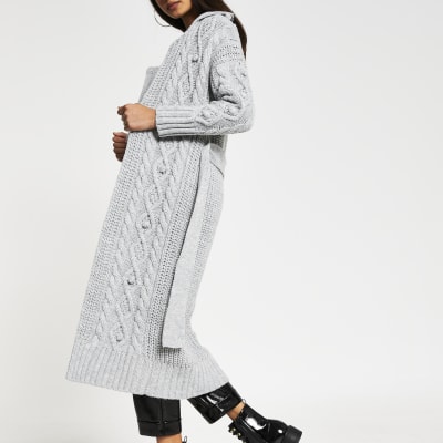 river island chunky knit cardigan