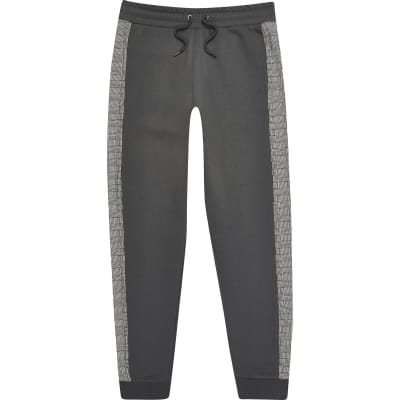 side tape slim jeans