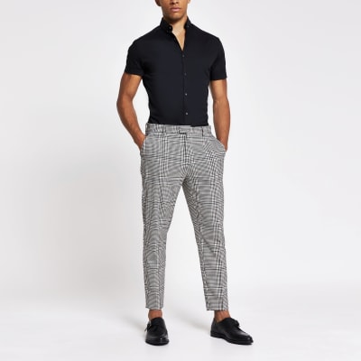 tapered smart trousers