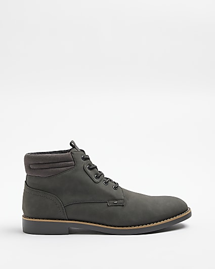 Grey chukka boots