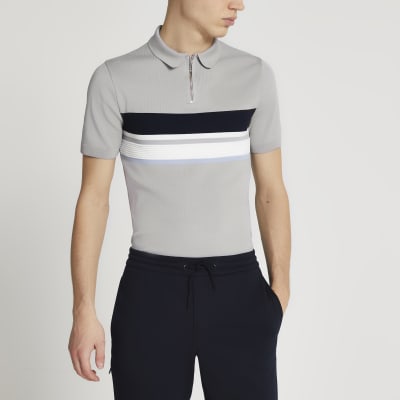 black polo shirt river island