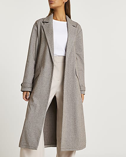 Grey duster coat
