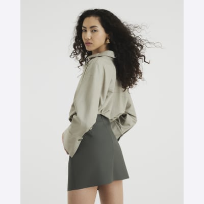 theredthread グレー S mini skort pareo THEREDTHREAD / ザレッドスレッド】S mini skort pareo