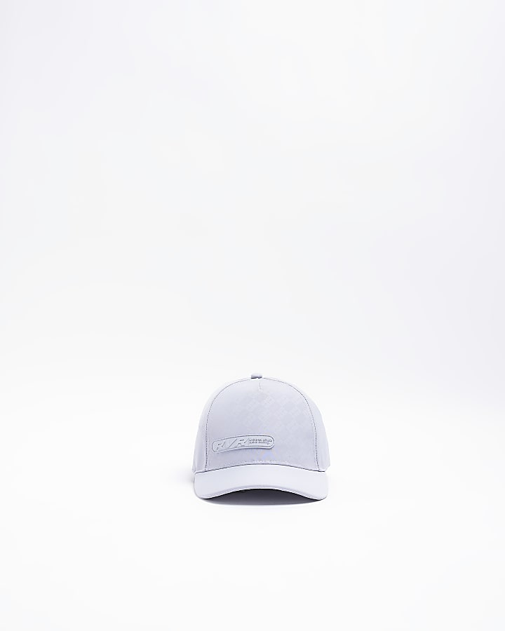 Grey Gloss Printed Cap