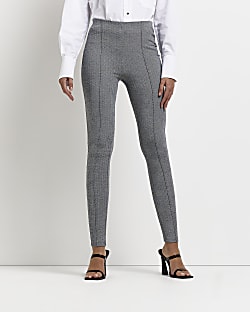 Grey high waisted leggings