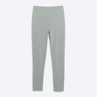 Grey high waisted leggings River Island