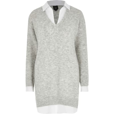 river island sweater dress