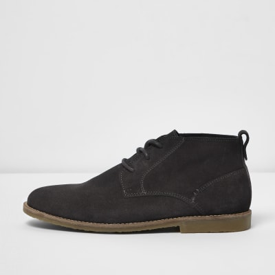 river island mens suede boots