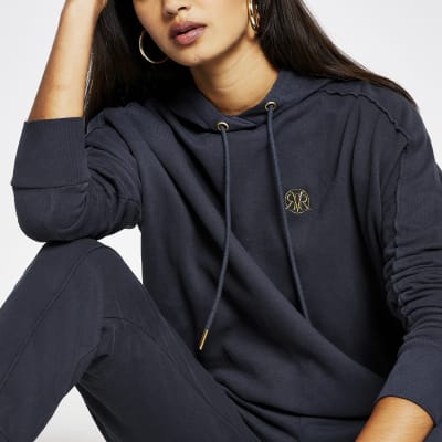 river island grey hoodie