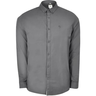 Grey Shirts Men Shirts River Island