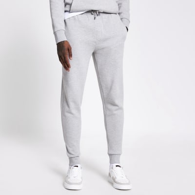 slim fit grey tracksuit