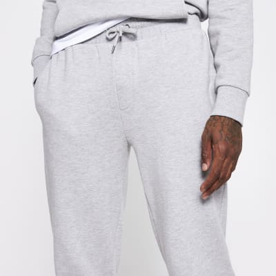 grey marl joggers mens