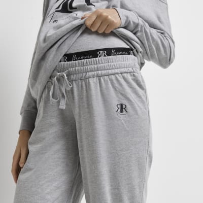 grey maternity joggers