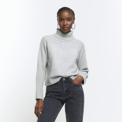 Metallic polo neck store