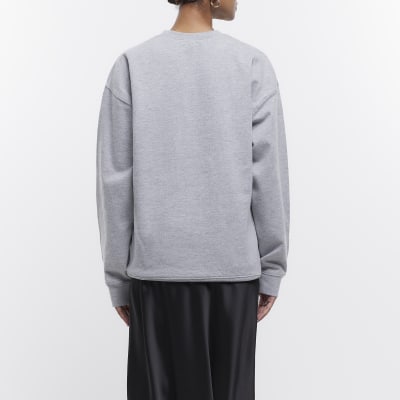 Grey Michigan print sweatshirt