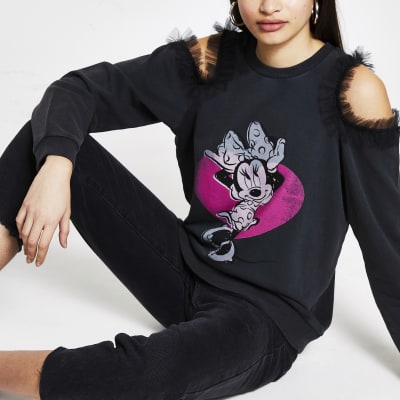 grey minnie mouse sweatshirt
