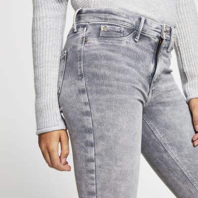 river island grey molly jeans