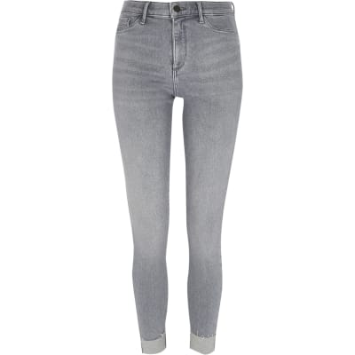 grey molly jeans river island