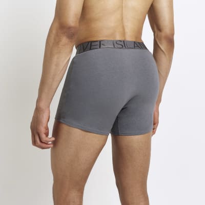 Grey multipack of 5 RI boxers