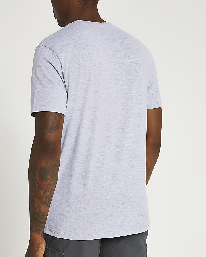 Grey multipack slim t-shirts