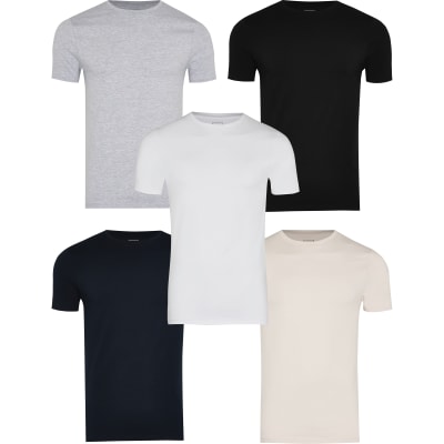 skylle browser bredde Muscle Fit T Shirts | Muscle Fit Shirts | River Island