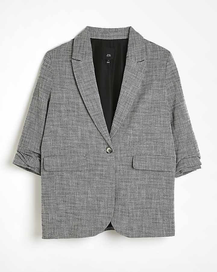 Grey oversized blazer